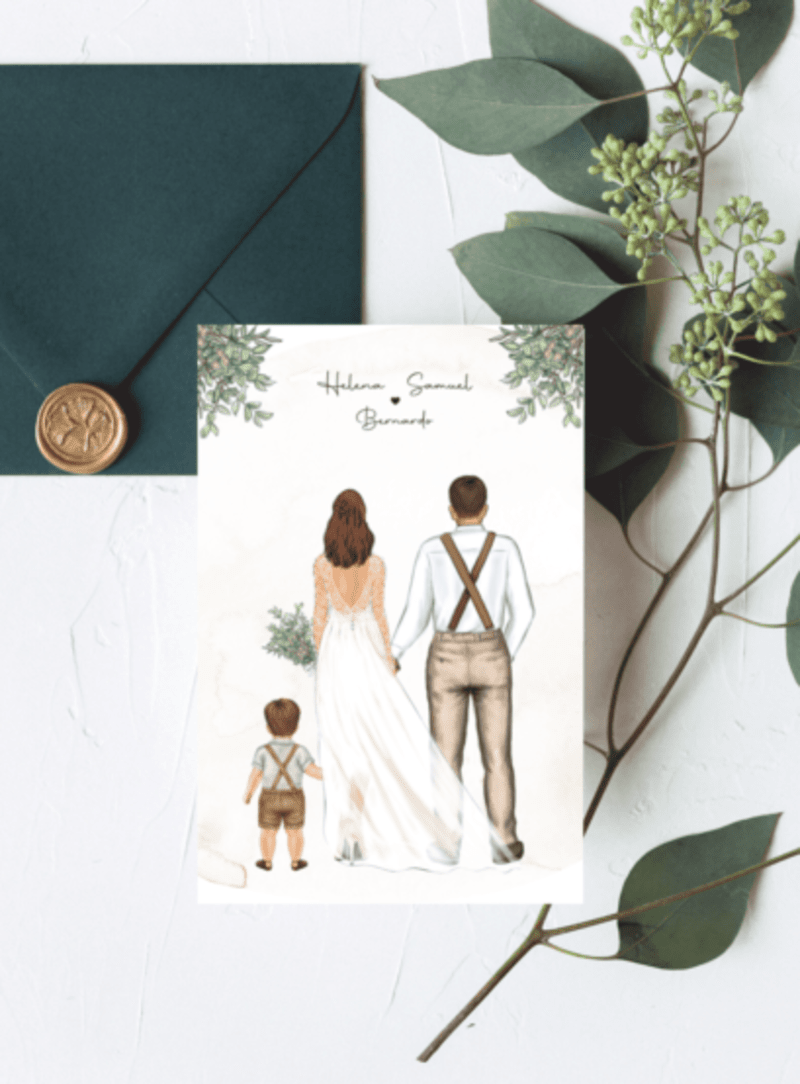 Imagem de convite de casamento
